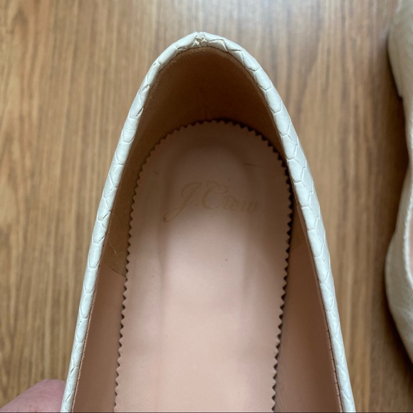 J.crew pointy toe flat in python - Picture 3 of 16